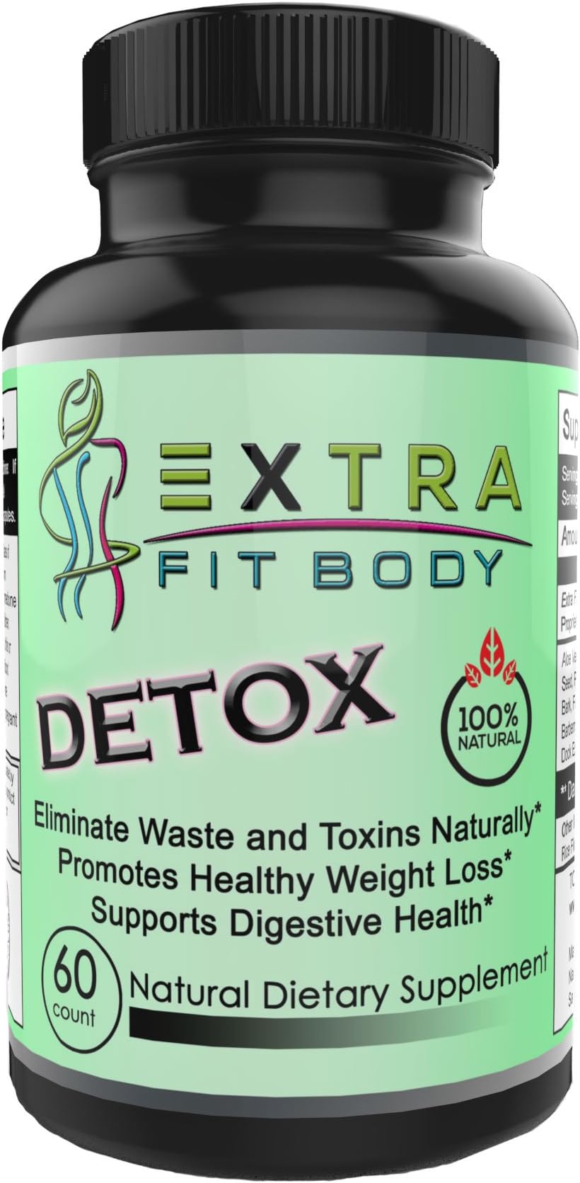 Weight Loss Detox Pills, 30 Day Colon Cleanse, 100% Natural Formula, Burn Belly Fat & Lose Weight
