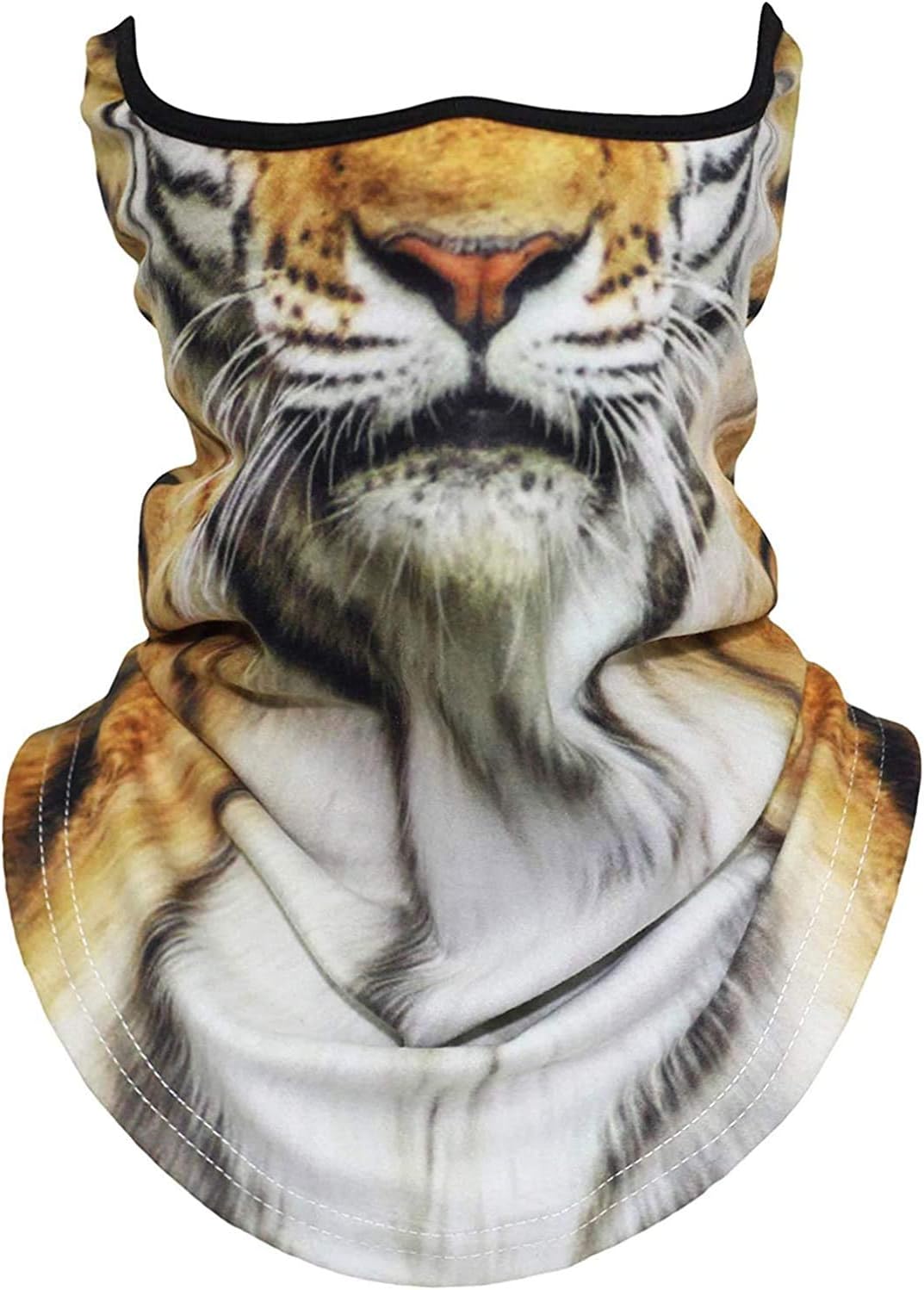 3D Animal Ski Neck Gaiter Balaclava Anti-UV Windproof Face Mask Scarf for Halloween Ski Motorcycle Cycling Hiking