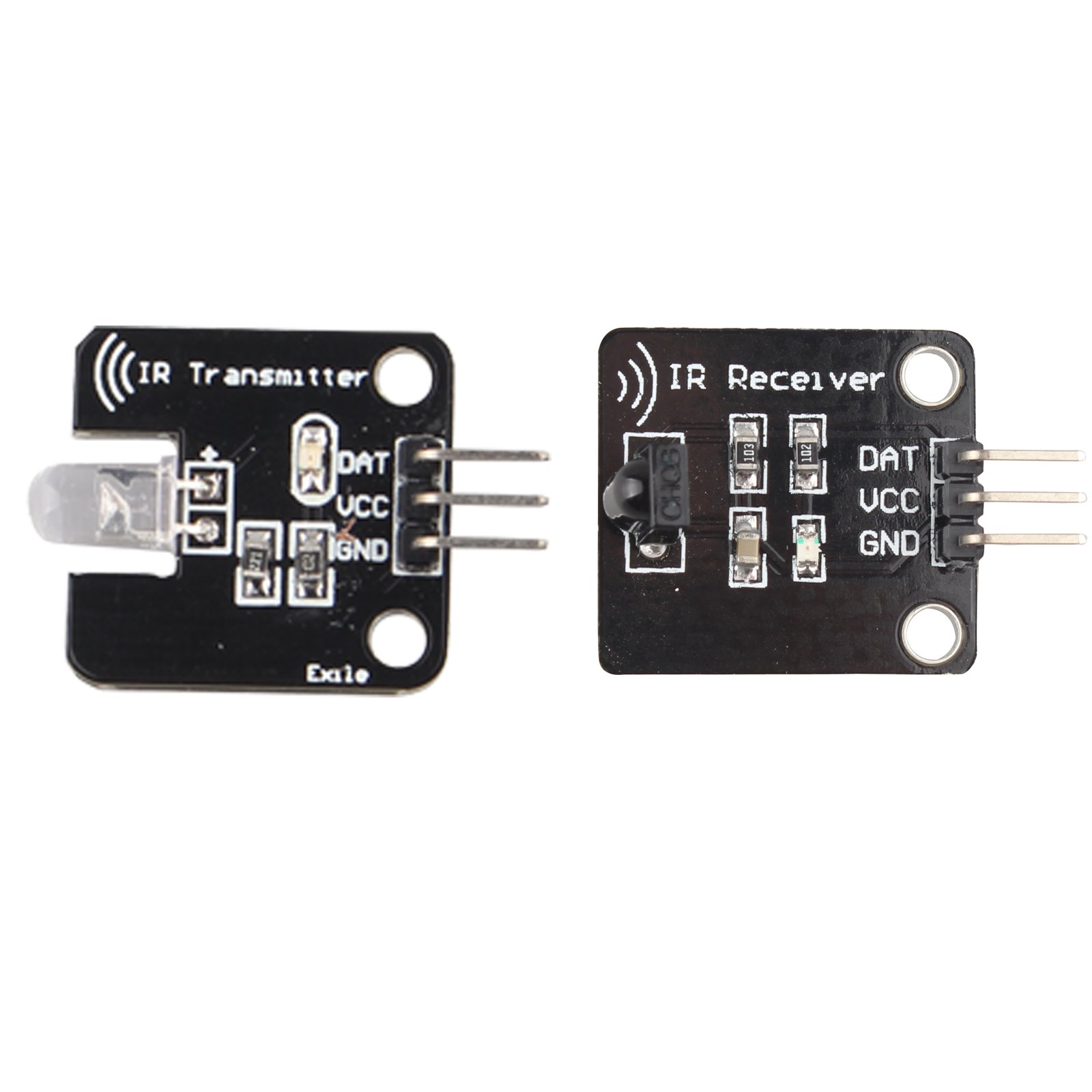 HALJIA Digital 38KHz Infrared IR Receiver Sensor Module with Transmitter Module Kit Set Compatible with Arduino