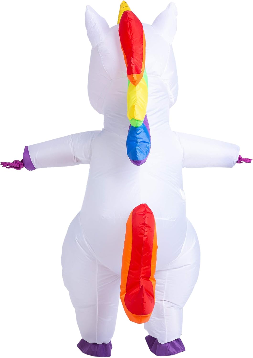 Spooktacular Creations Full Body Unicorn Inflatable Costume Adult (White): Clothing