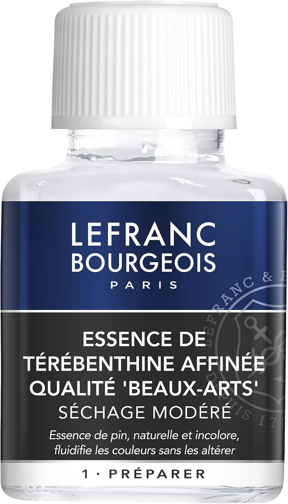 Lefranc Bourgeois Purified Turpentine Oil Paint 75ml Bottle - Thinner