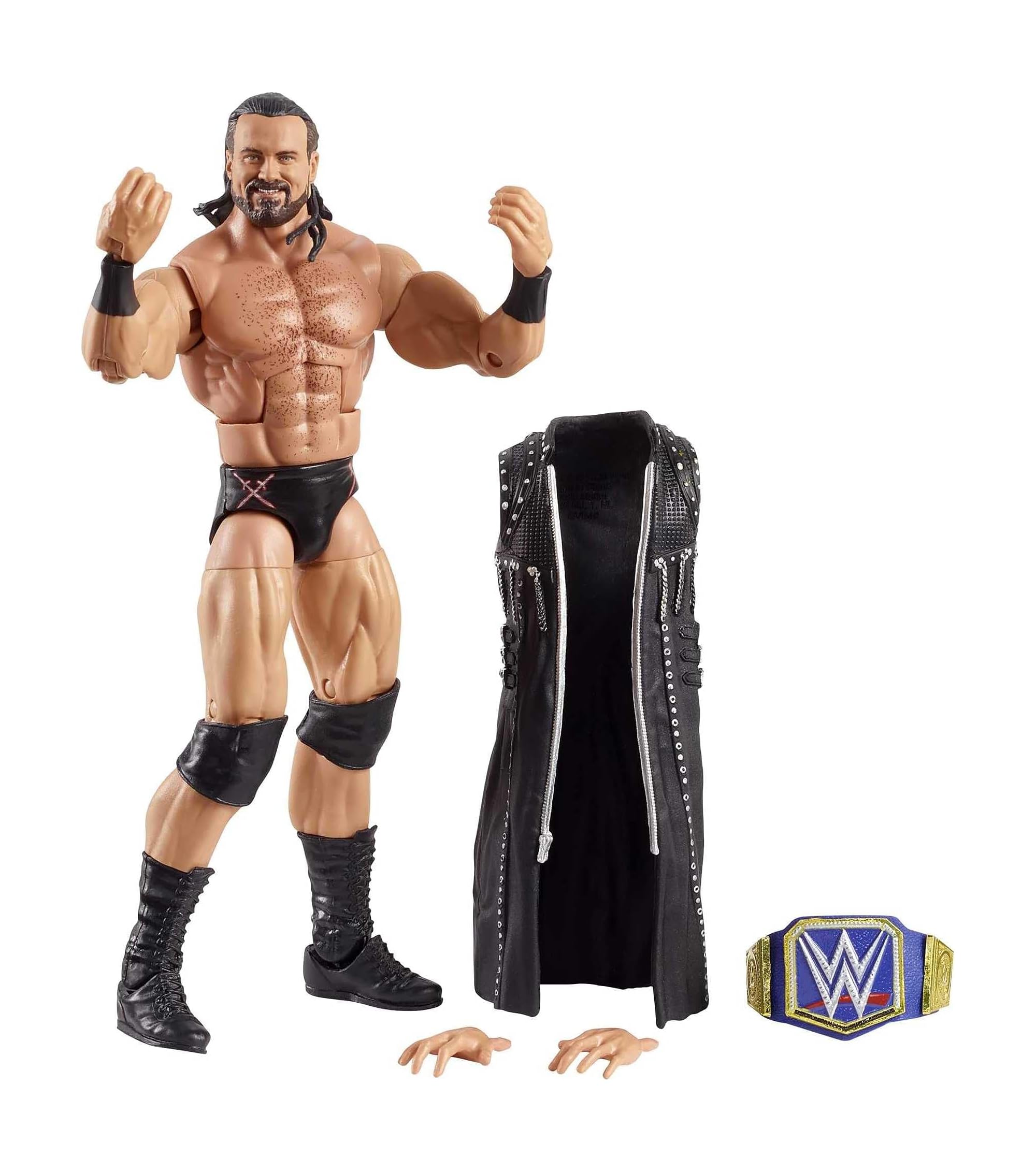 WWE Drew Mcintyre Elite Collection Series 83 Action Figure 6 in Posable Collectible Gift Fans Ages 8 Years Old and Up​ includes toy