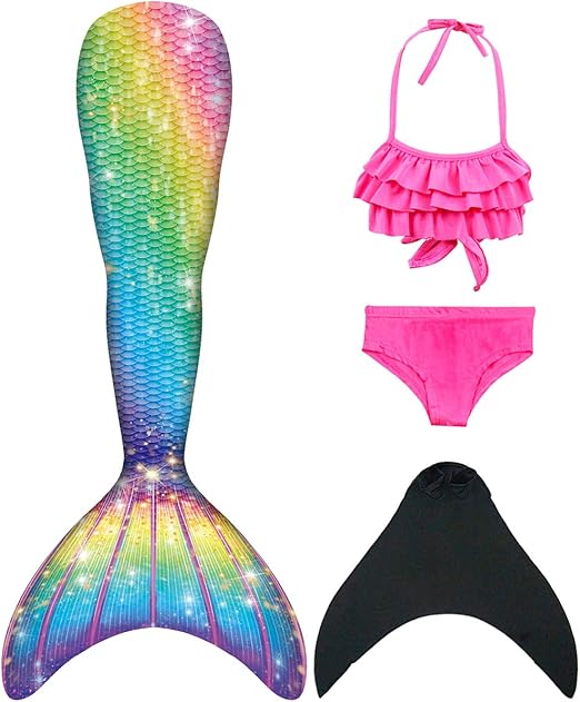 Shepretty Shepretty Madchen Meerjungfrauenschwanz Zum Schwimmen Bikini Set Bikinis Amazon De Bekleidung