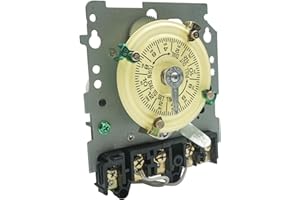 CAVUSHEO T104M Electromechanical Timer Switch Versatile Scheduling, 1-12 Cycles Per Day - Manual Override