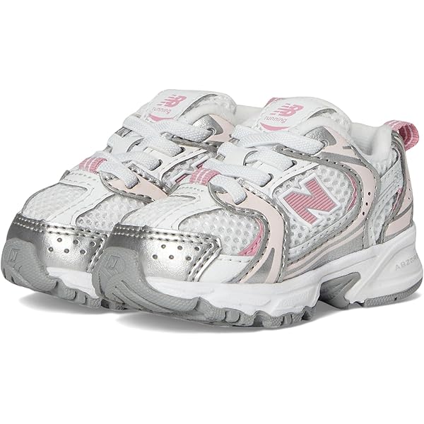 Amazon.com | New Balance Unisex 530 Sneaker, White/Pink