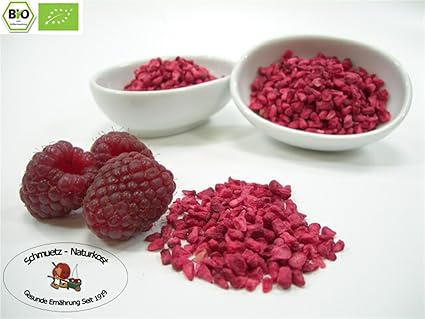 Gefriergetrocknete bio Himbeeren / Stücke 500g von Schmütz-Naturkost, Bio Trockenfrüchte