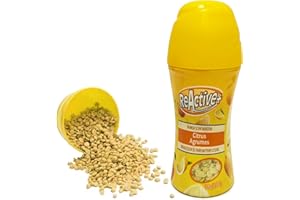 Reactive Citrus Scent Laundry Beads, In-Wash Booster, 128g (Pack of 1), Long-Lasting Freshness, Odour Removal, Compatible wit