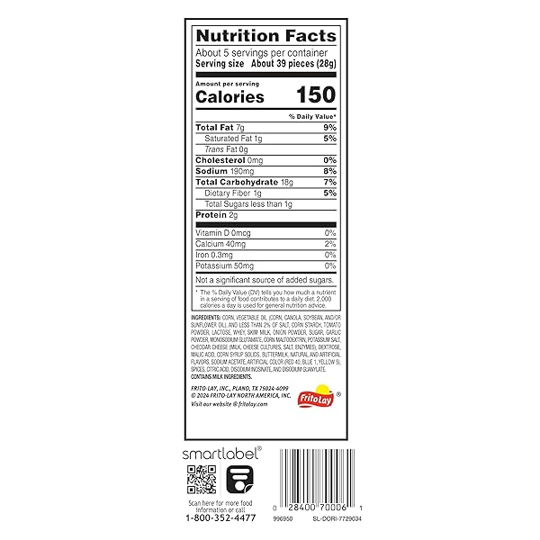 DORITOS, MINIS COOL RANCH, 5.12 OUNCE