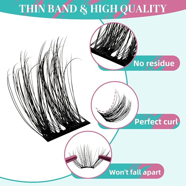 LASH CLUSTERS 10 PAIRS EYELASH CLUSTERS WISPY AMZGIRL DIY LASH THAT LOOK LIKE EXTENSIONS 3D FALSE EYELASHES NATURAL SOFT FLUFFY MINK INDIVIDUAL CLUSTER LASHES (DREAMY)