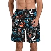 GONGTAOMO Men Beach Shorts Trunks - Board Shorts for Men Swim - Summer Swimming Pants for Men