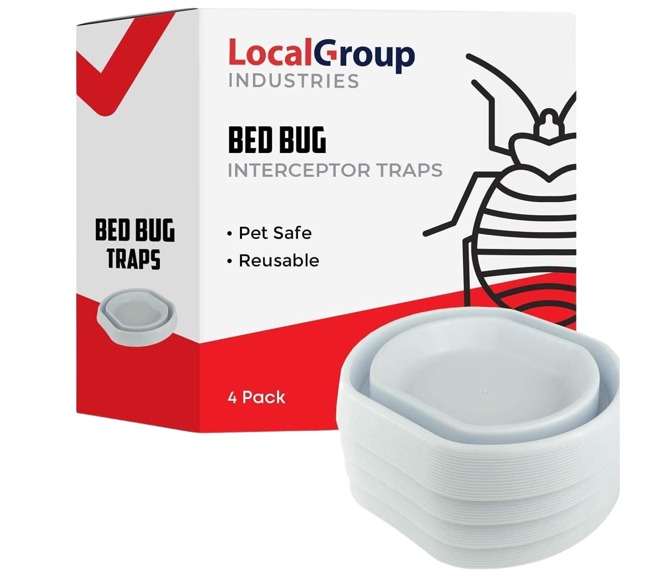 Photo 1 of Bed Bug Trap - Eco Friendly Bed Bug Interceptors for Bed Legs - Insect Detector, Interceptor & Monitors for Indoor Home (4)
