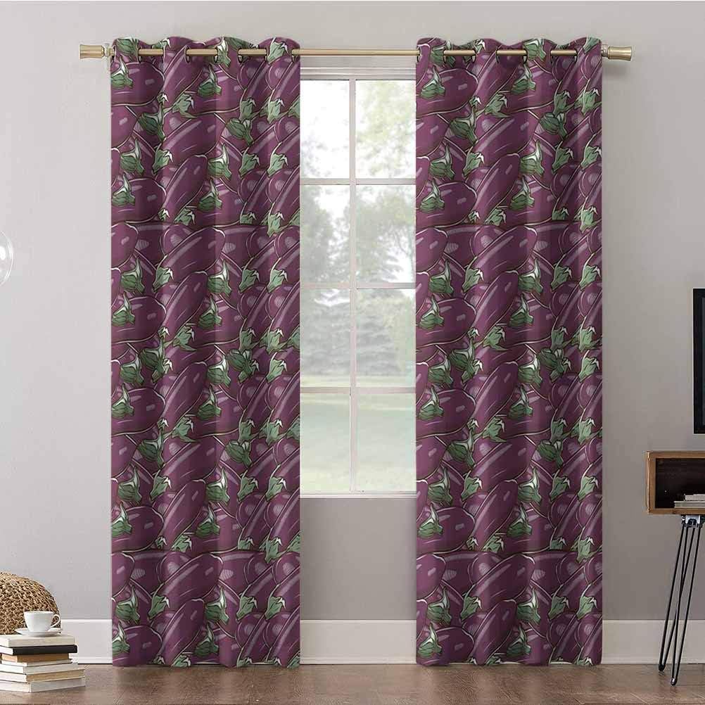 Cortinas opacas, 42 x 84 x paneles de cortina con ojales térmicos