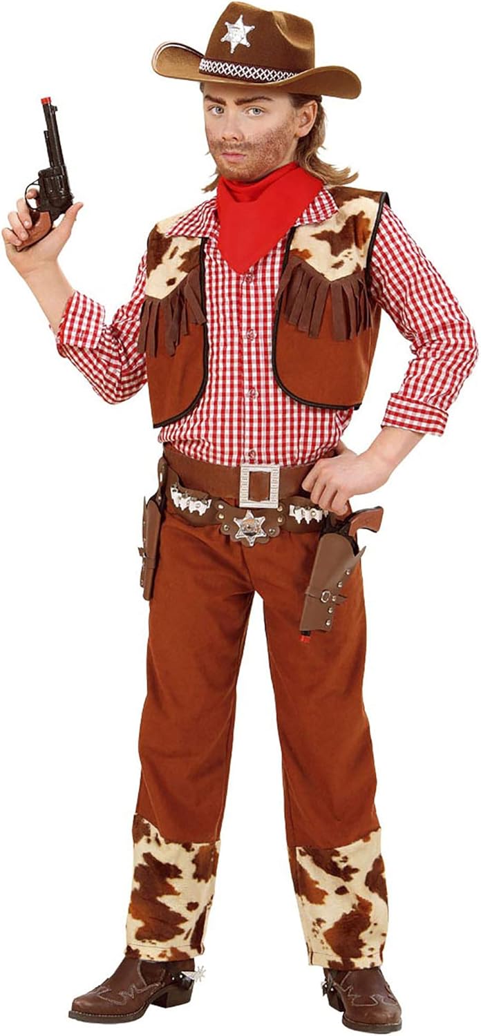 Widmann 58806 ? Costume de Cowboy en taille 5/7 ans Amazon.fr Jeux et