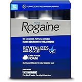 Rogaine Men Foam Unscente Size, 2.11 Ounce, 4 Count
