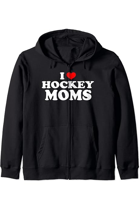 Amazon.com: I Love Hockey Moms Funny Christmas Pullover Hoodie : Clothing,  Shoes u0026 Jewelry
