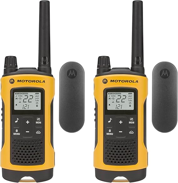 Motorola Solutions T402 Talkabout Rechargeable TwoWay Radio, 2 Pack