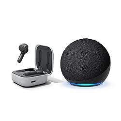 Echo Dot (5th Gen) | Charcoal with Echo Buds