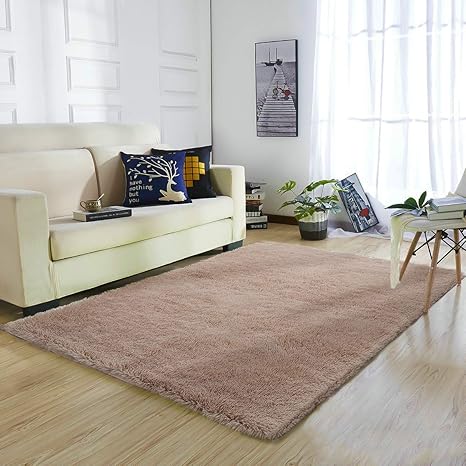 Lochas Living Room Rug Fluffy Shaggy Super Soft Area Carpet