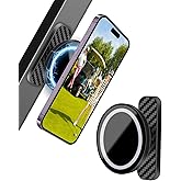 MENOLY Magnetic Golf Cart Phone Holder Compatible with EZGO, Club Car, Yamaha,Golf Cart Phone Mount Fits with iPhone 16 15 14 13 12 Pro Max Plus, Galaxy, Google Golf Cart Accessories Gift for Men