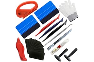 SETLUX 32PCS Vinyl Wrap Tool Kit Car Wrapping Kit Car Tint Tools Kit Window Tint Squeegee…