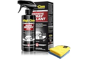 BOBOROI Magic Gem Nano Ceramic Car Coating Spray, Quick Effect Coating Agent, All-in-One Spray for Quick Cleaning, Polishing & Protection, Waterless Wash & Wax, 16 fl oz
