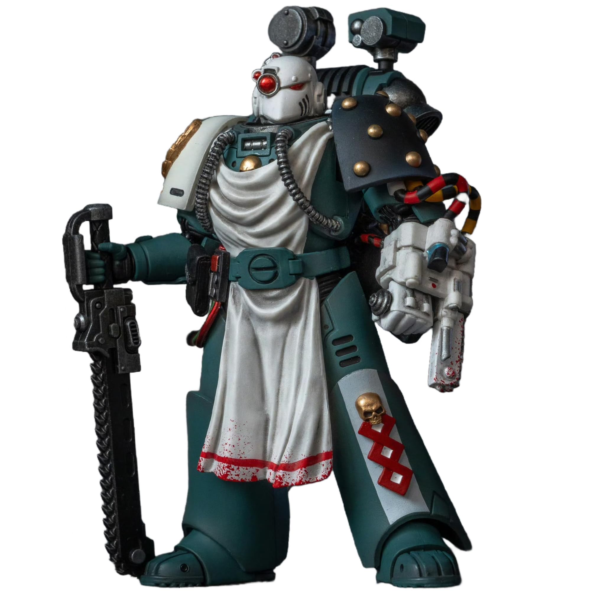 TOYVERSE Joytoy 1/18 Action Figure Warhammer The Horus Heresy Sons of Horus Legion Apothecary, Mobile Joints Character Model, 15+