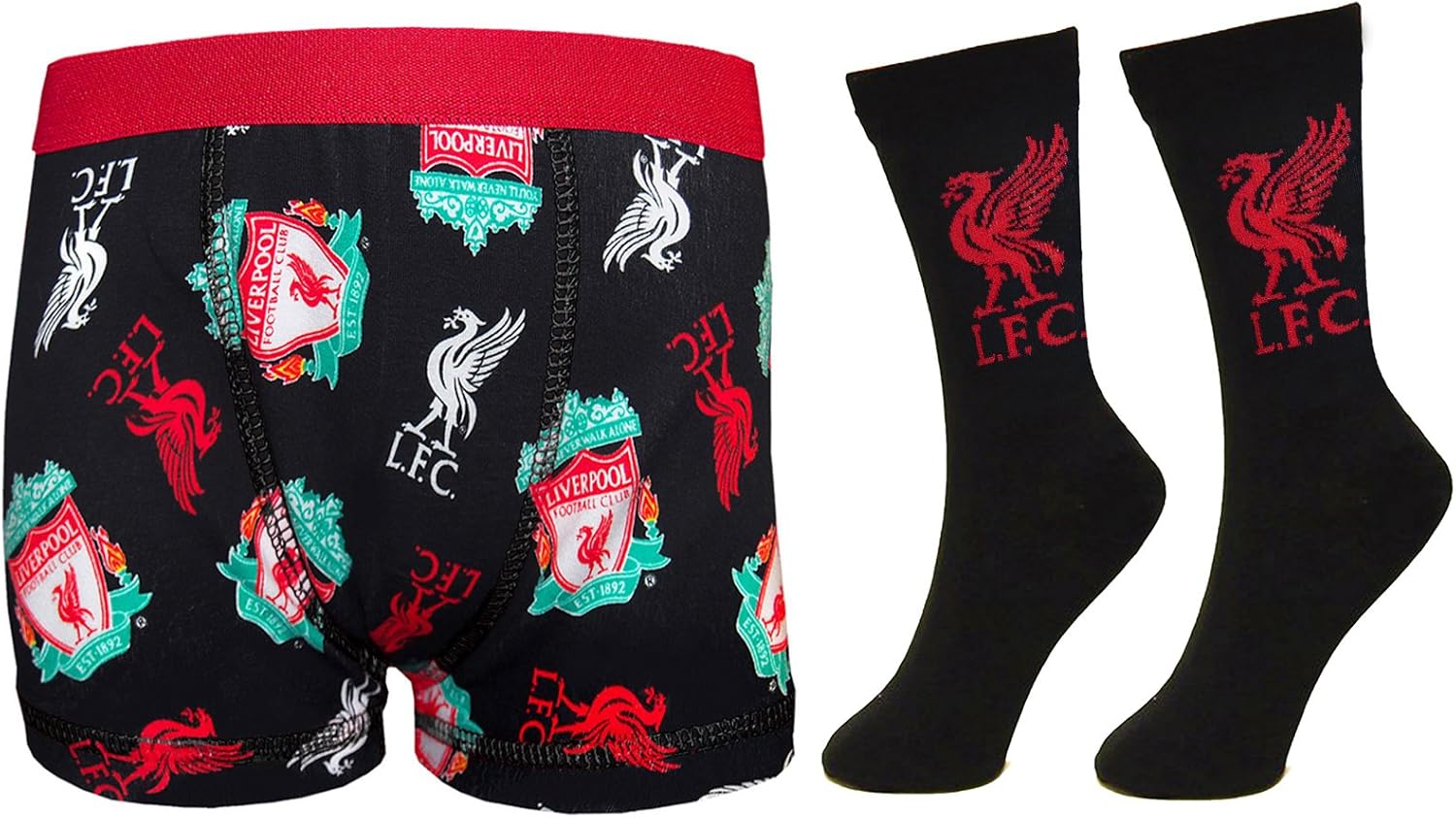 Mens Liverpool Fc Boxers Trunks Underwear Shorts Briefs Birthday Gift 1 Pair