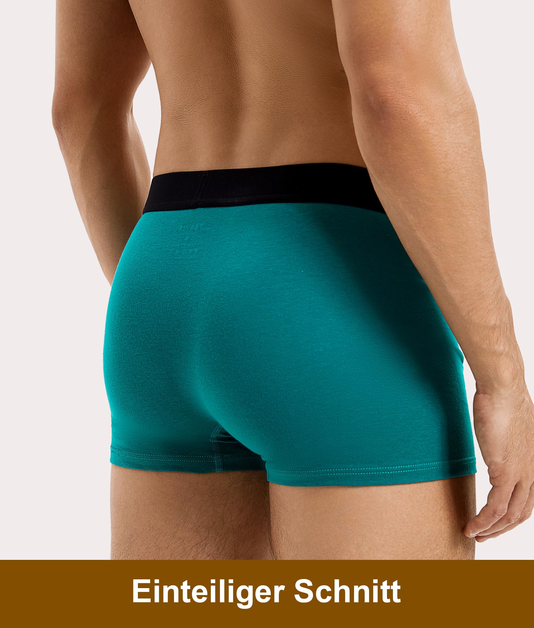 YESWEL Unterhosen Herren 10er Pack, Ohne Kratzenden Zettel Boxershorts Unterwäsche, Baumwolle Retroshorts für Männer (Mehrfarbig 01, L) 4