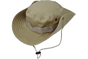 Taeku Sun Hat, Unisex Wide Brim Bucket Hat Sun Protection Cap Breathable Boonie Hat for Fishing Hiking Gardening Safari