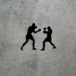Decal Stickers of Boxers Boxing Silhouette S
