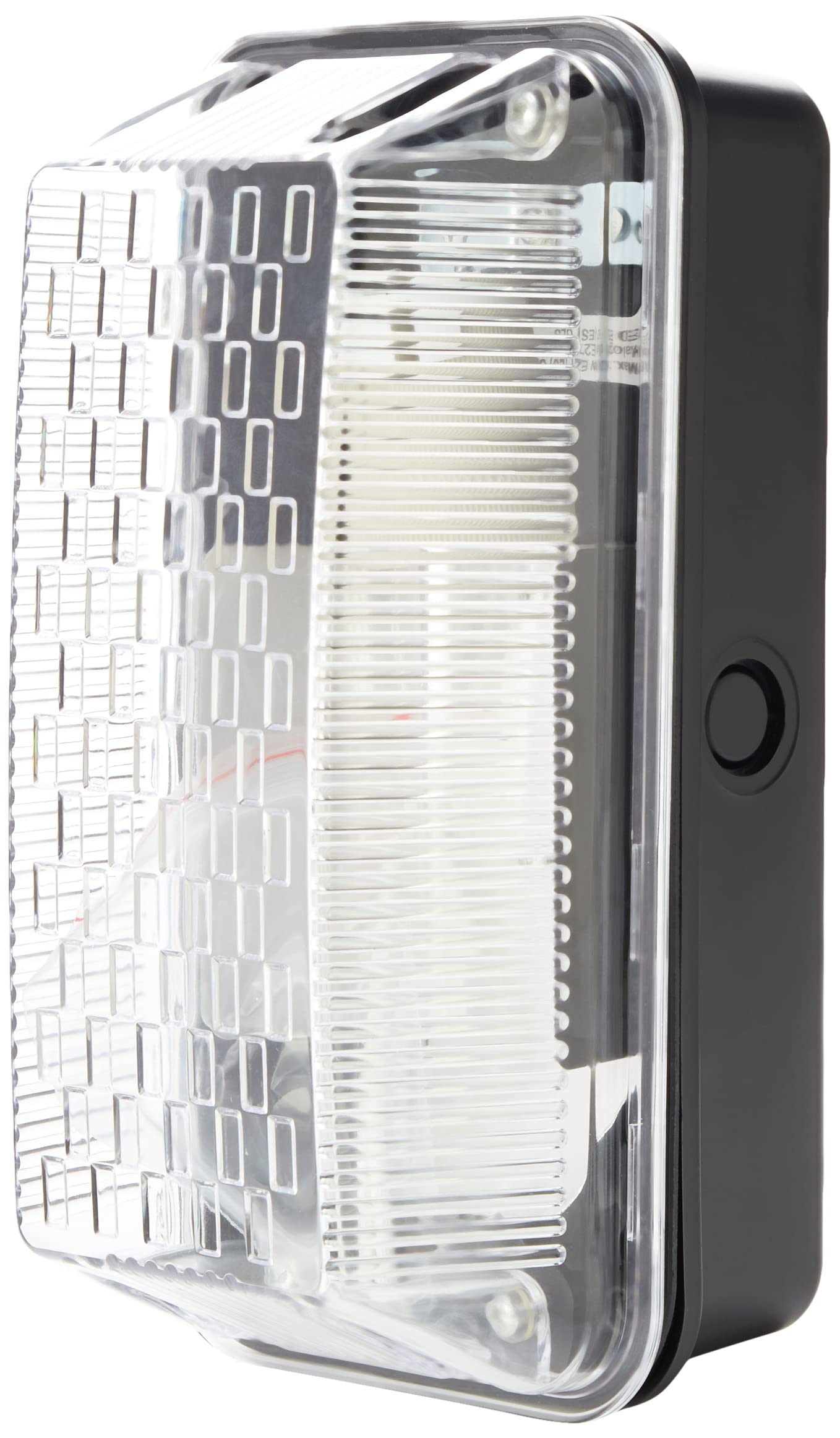 Powermaster S6354 Rectangular Bulkhead Light, 100 W, Black