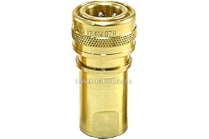 HPCOUPLERS Foster H2B, FHK Series, Coupler, 1/4" Body, 1/4" Female Thread NPT, Brass, ISO-B 7241-1