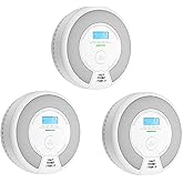 X-Sense 10-Year Battery Combination Smoke Carbon Monoxide Alarm Detector with Large LCD Display, UL 217 & UL 2034 Certified,