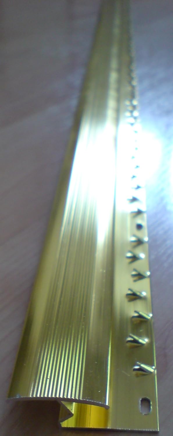 Z Bar Carpet to Laminate or Carpet to Tile Colour Gold Anodized Aluminium 90cm long Amazon.co Z Bar Carpet to Laminate or Carpet to Tile Colour Gold Anodized Aluminium 90cm long Amazon.co