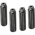 KINSPORY 4 Pack Bike Pegs for 3/8 inch Axles, Aluminum Alloy Anti-Skid BMX Bicycle Pegs for Mountain Bike Backseats Stands Cycling Rear Stunt Pegs