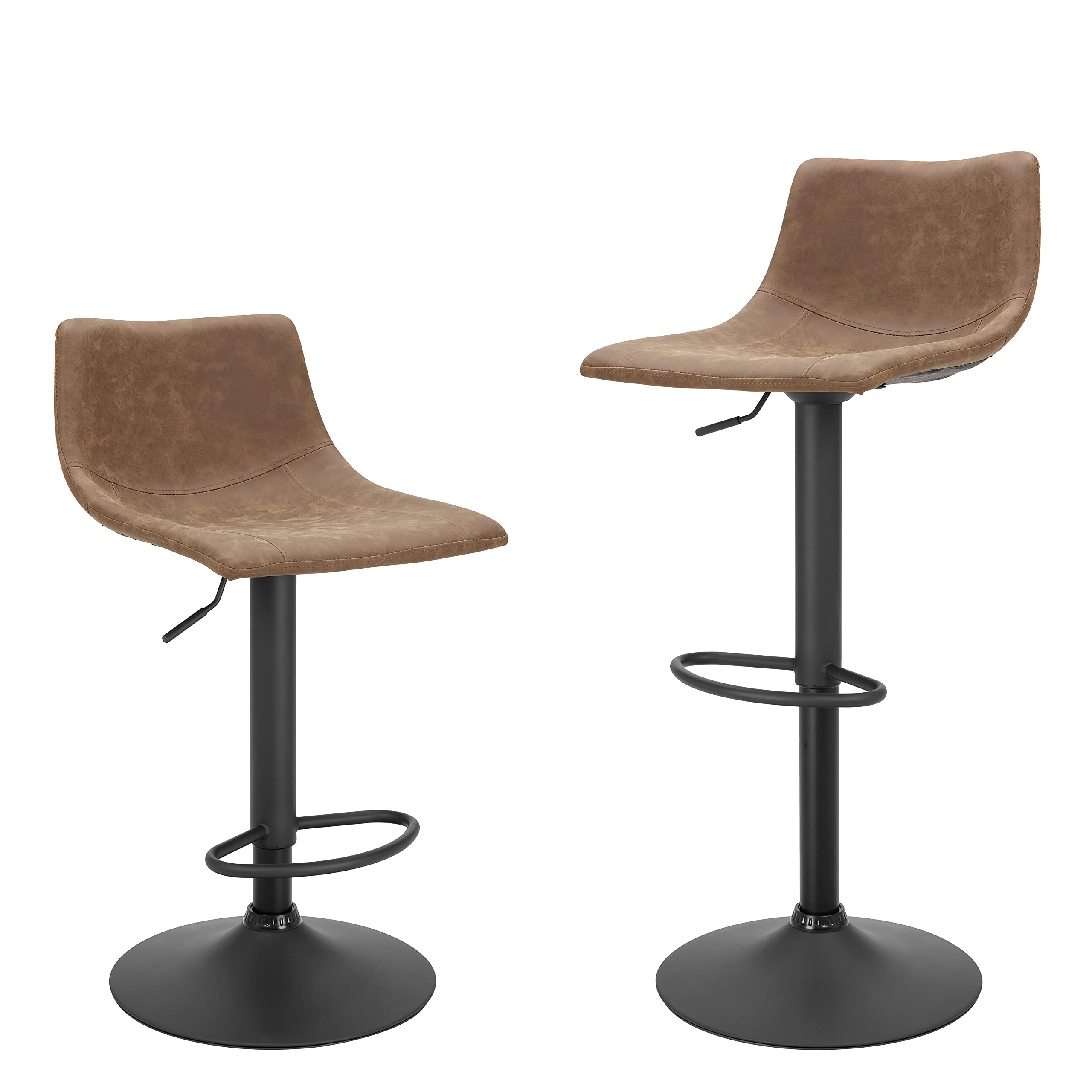Finnhomy Bar Stools Set of 2, Swivel Adjustable