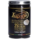 LUCAFF&Eacute; 100% Arabica Gourmet ESE Espresso Pods, 25 Count | Aroma-Saving Fresh Steel Tin, NO Foil, Pack of 1