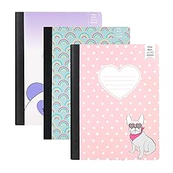 Yoobi 1-Subject 7.5 x 9.75 Composition Notebook Set