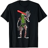 Mademark x Rick and Morty - Rick and Morty - Pickle Rick with Laser Beam T-Shirt T-Shirt