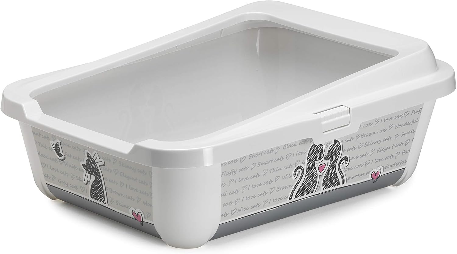 MODERNA Hercules Tray and Rim Cats In Lo, white