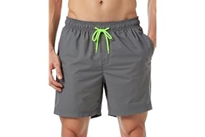 BLATIAL Mens Swim Trunks 7" Quick Dry Swim Shorts Swimsuit Swimming Trunks Swimwear with Pockets