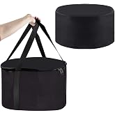 Carry Bag and Cover for Outland Living Portable Propane Fire Pit | Storage Bag Set for Outland Firebowl, 893 Deluxe 823 870,19 Inch Dia, Water-Resistant, 600D Oxford