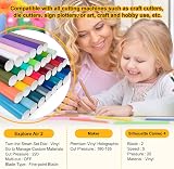 TECKWRAP Permanent Vinyl Sheets 12x12 40 Sheets Assorted Colors view 5