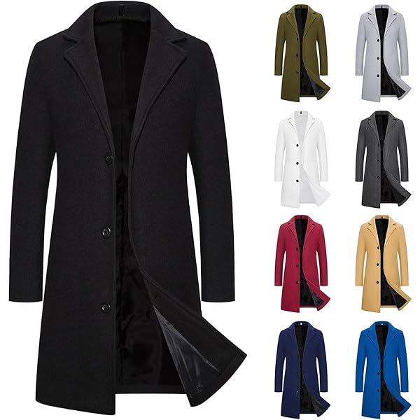 ジャケット・アウター HARD TWIST YARN DOUBLE BREAST COAT ジャケット・アウター HARD TWIST YARN DOUBLE BREAST COAT