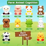 HappyGoLucky Farm Animals Montessori Toy Set for 1-3 Year Old Boys Girls view 6