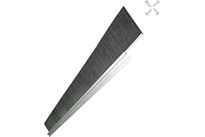 Retsun 6 Sets 2 3/4 + 0.91 Inches Door Brush Sweep Seal Roll Up Door Seal Kit Garage Door Sweeps Suitable for Multiple Floors Easy Mounting（2.75, 6