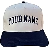 Custom Hat Add Your Own Embroidered Text Personalized Adjustable Size Baseball Cap