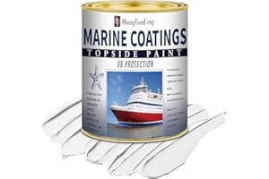ShangTianFeng 207014 Marine Wood and Fiberglass Primer,32 Fl Oz White+10 Fl Oz diluent, Suitable for use on fiberglass, wood or metal surfaces above the waterline 1 Quarts