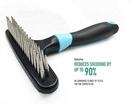 Amazon Com Dog Rake Deshedding Dematting Brush Comb Undercoat