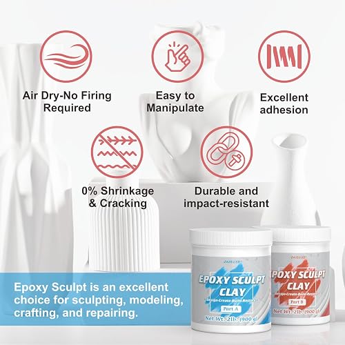 Epoxy Clay Putty - Self-Hardening AB Compound For Sculpting, Modeling & Underwater Repairs - View #8